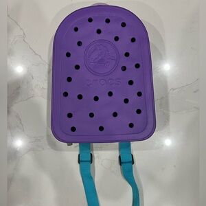 CROCS Purple Backpack with Teal Straps